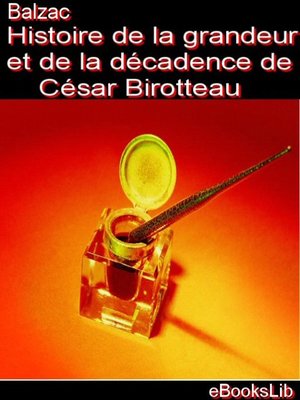 cover image of Histoire de la grandeur et de la décadence de César Birotteau